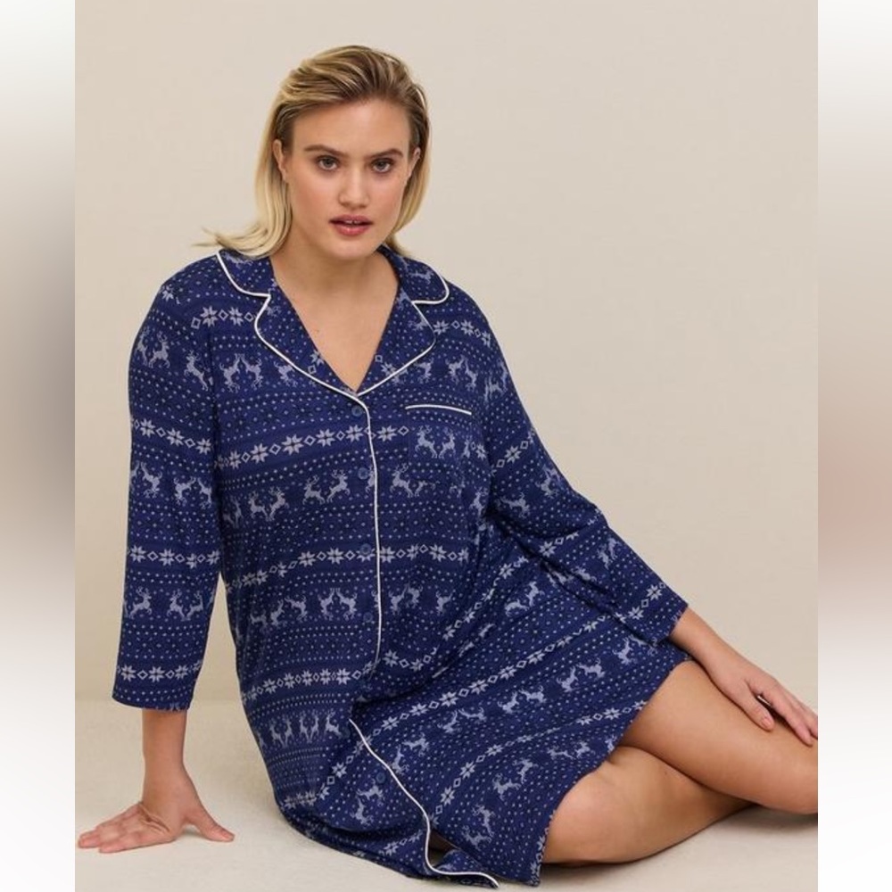 Torrid - Super Soft Button Through Sleep Gown